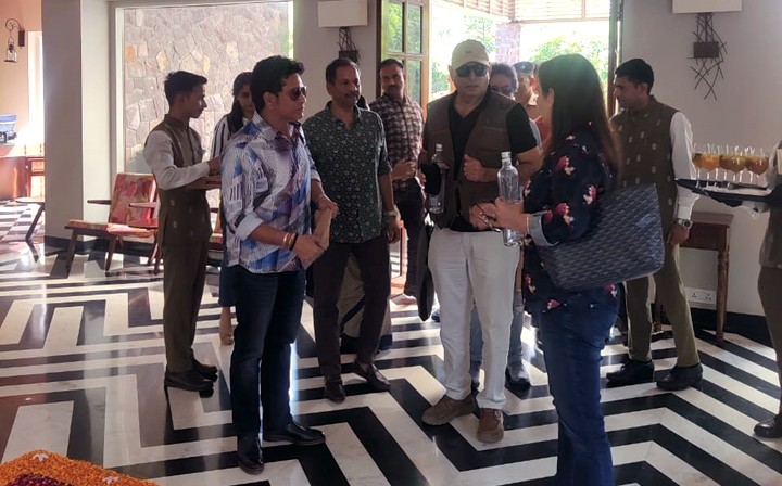 Sachin Tendulkar welcomes in Ranthambore
