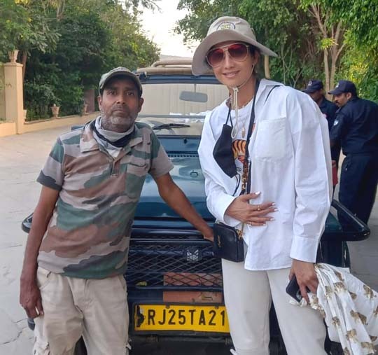 Shilpa Shetty on Ranthambore Trip
